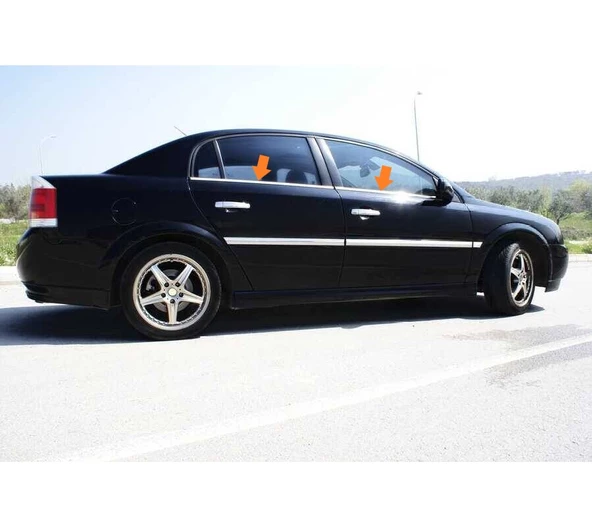 Cam Çıtaları Krom 4 Parça Vectra B SD 1995-2002 Arası Modeller İçin - Resim 4