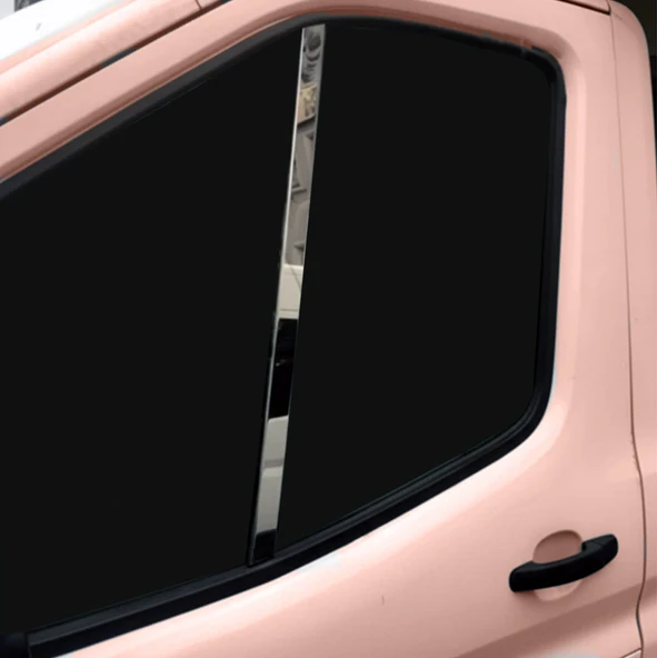 Ford Transit Uyumlu Direk Nikelajı Krom 2 Parça 2014 - 2019 Arası Modeller İçin - Resim 3