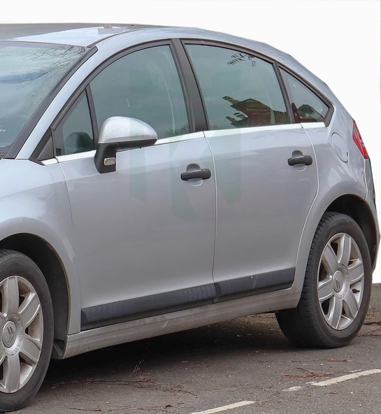 Citroen C4 Cam Çıtaları Krom 8 Parça HB 2005-2010 Arası Modeller İçin - 2