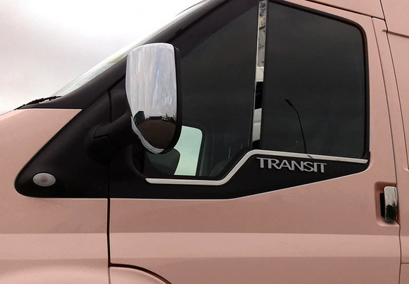 Ford Transit Uyumlu Direk Nikelajı Krom 2 Parça 2014 - 2019 Arası Modeller İçin - Resim 4