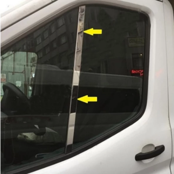 Ford Transit Uyumlu Direk Nikelajı Krom 2 Parça 2003 - 2019 Arası Modeller İçin ürün görseli 1
