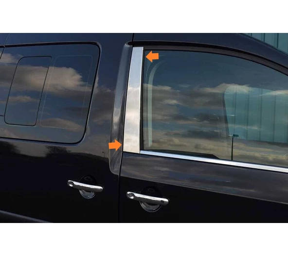 Kapı Direği Krom 2 Parça Caddy Mini Van 2003 Ve Sonrası Modeller İçin - 2