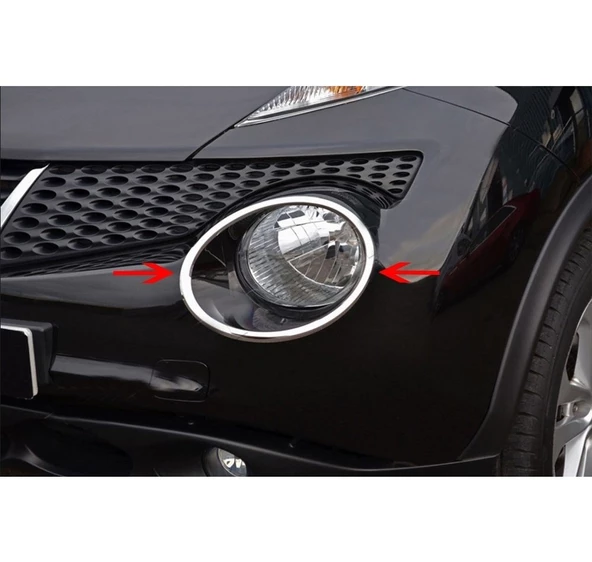 Far Çerçevesi Krom 2 Parça Juke SUV 2010 Ve Sonrası Modeller İçin - 2