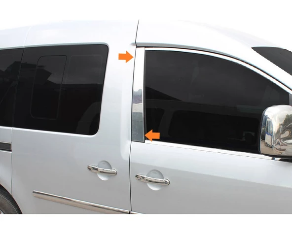 Kapı Direği Krom 2 Parça Caddy Mini Van 2003 Ve Sonrası Modeller İçin - 3