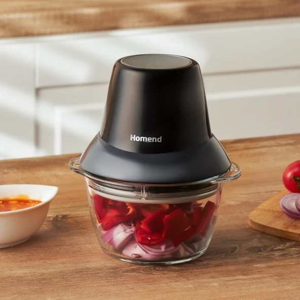 Homend Robochop 2108H Doğrayıcı Rondo Siyah Gri - 3