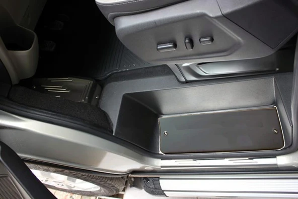 Ford Transit Uyumlu Kapı Eşiği Krom 2 Parça Geniş 2014 - 2019 Arası Modeller İçin - Resim 2