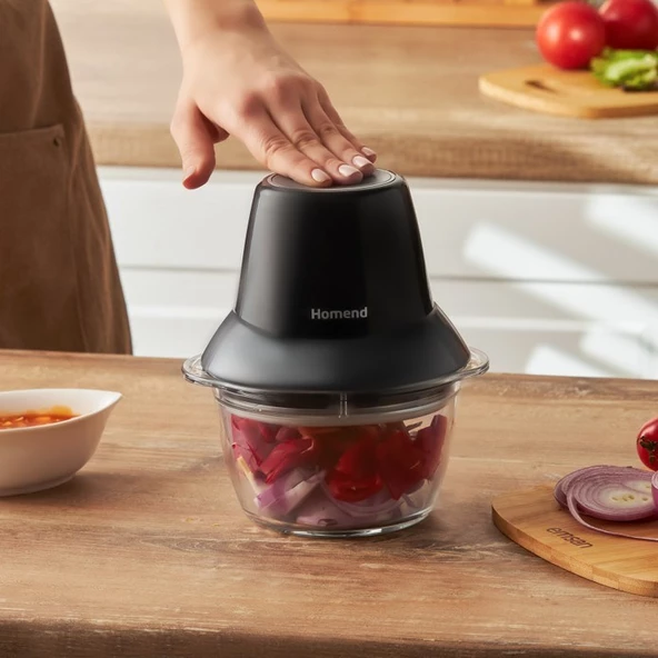 Homend Robochop 2108H Doğrayıcı Rondo Siyah Gri - 5