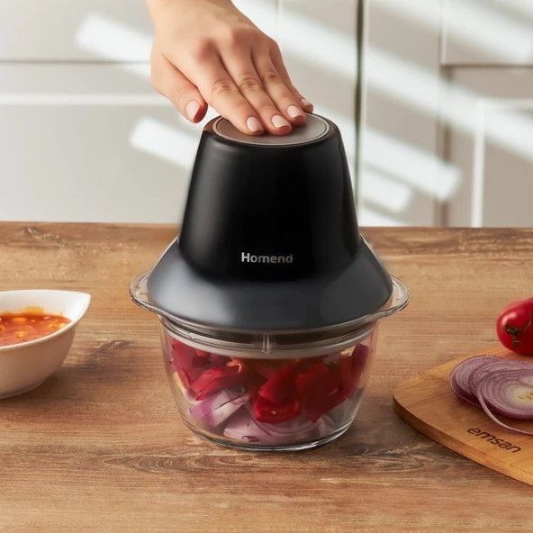 Homend Robochop 2108H Doğrayıcı Rondo Siyah Gri - 4