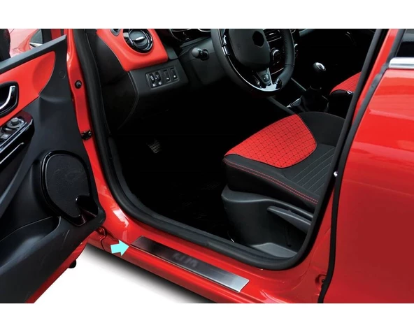 Kapı Eşiği Krom 4 Parça Clio-4 SW 2012-2019 Arası Modeller İçin - 2