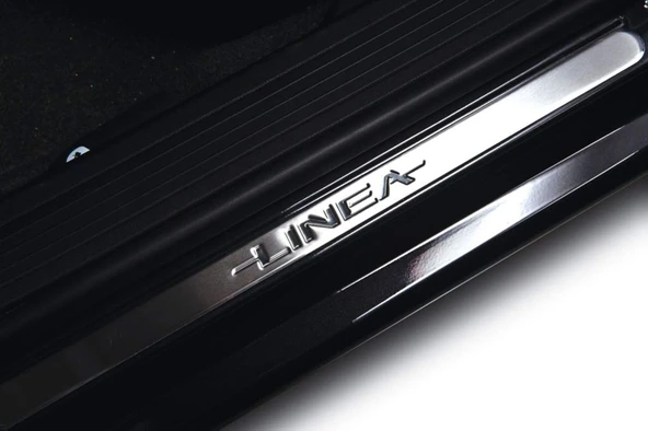 Fiat Linea SD Uyumlu Kapı Eşiği Krom 4 Parça 2007 - 2018  Arası Modeller İçin - 2