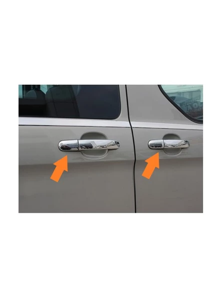 Ford Transit Uyumlu Kapı Kolu Krom 2 Kapı 3 Parça 2014 - 2019 Arası Modeller İçin - Resim 3