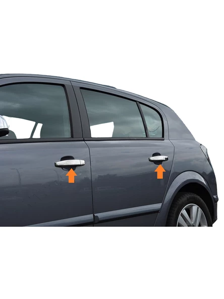 Kapı Kolu Krom 4 Kapı Astra H SW 2004-2013 Arası Modeller İçin - Resim 2