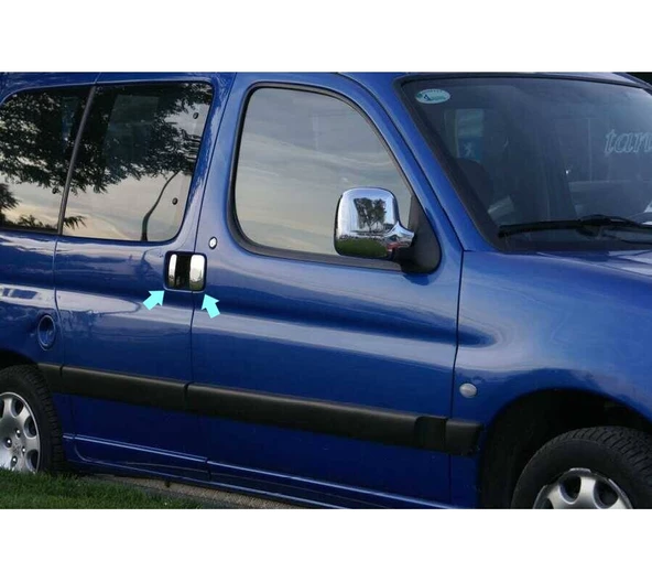 Kapı Kolu Krom 4 Kapı Partner-1 Mini Van 1996-2008 Arası Modeller İçin - 3