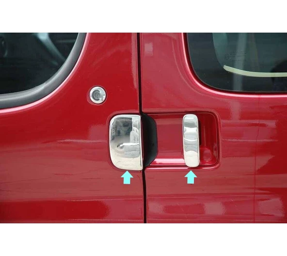 Kapı Kolu Krom 4 Kapı Partner-1 Mini Van 1996-2008 Arası Modeller İçin - 2