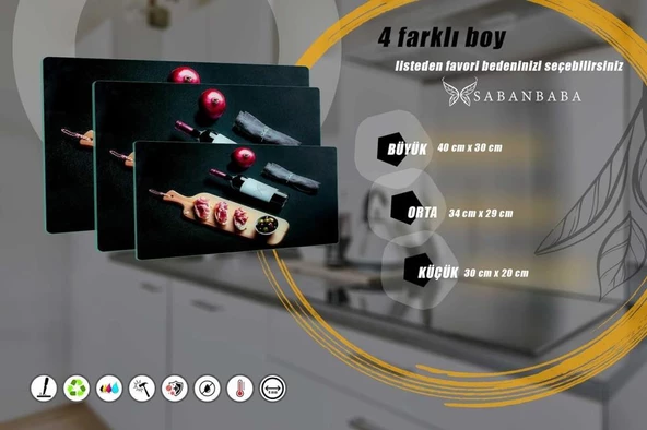 CAM KESME TAHTASI 1201 MODEL 20X30 CM - Resim 4