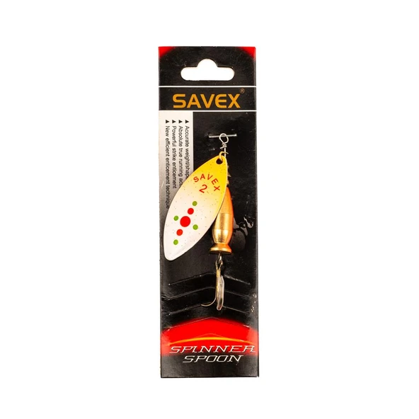 Turna Levrek Alabalık Döner Olta Kaşık - Alp Long - Portakal/Kırmızı - No:2/16GR - Resim 3