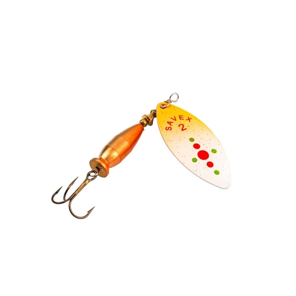 Turna Levrek Alabalık Döner Olta Kaşık - Alp Long - Portakal/Kırmızı - No:2/16GR - Resim 2