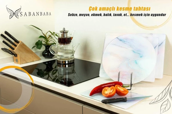 CAM KESME TAHTASI EZGİ 29X34 CM - Resim 3