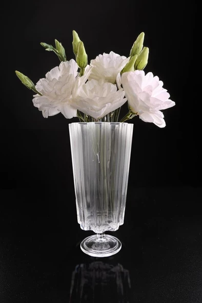 Digithome Çiçek Cam Dekoratif Vazo 17X35 Cm – C1-1-288 - 2