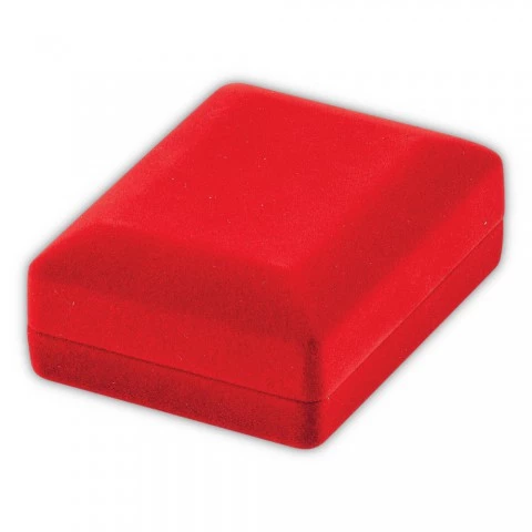 Kadife 6x8 Kolye Kutusu 54 Adet -Kırmızı - 3