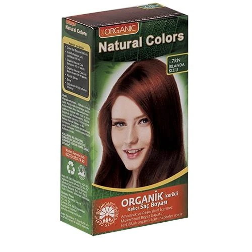 Organıc Natural Colors Saç Boyası  7rn İrlanda Kızılı