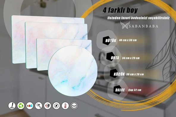 CAM KESME TAHTASI EZGİ 20X30 CM - Resim 4