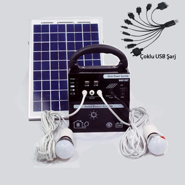 SHS1207H Solar Jeneratör Aydınlatma Sistemi - 2