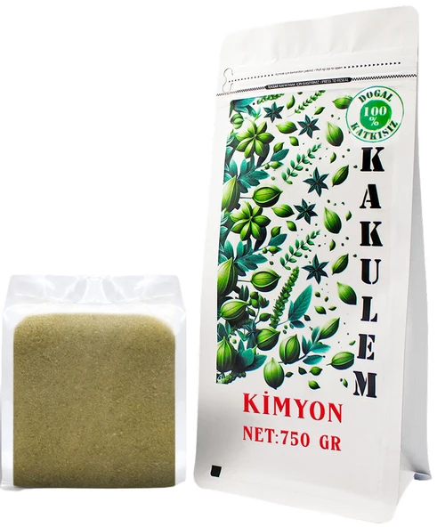 KAKULEM SERTİFİKALI Yerli Katkısız Öğütülmüş Toz Kimyon 750 GR