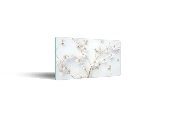 20x30 cm Cam Kesme Tahtası Yapay Güller ürün görseli
