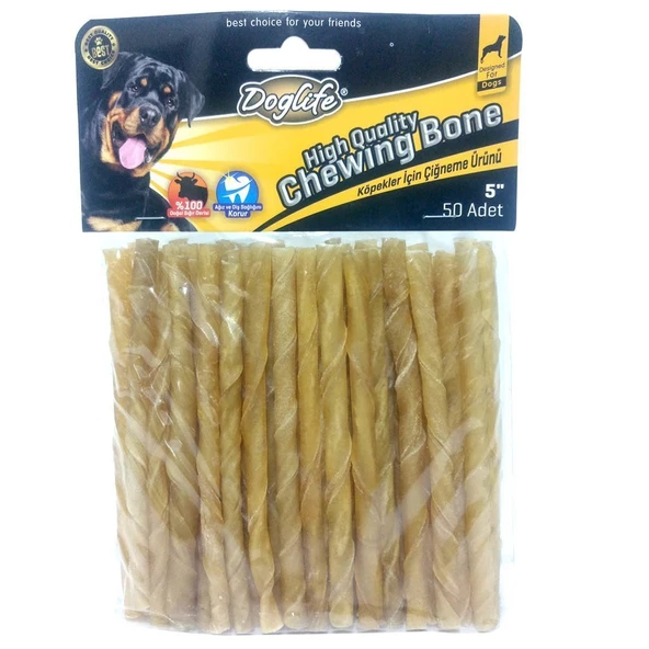 DOGLİFE BURGU ÇUBUK NATUREL 5-6 GR 50 Lİ