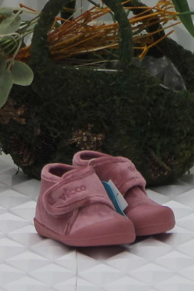 Vicco 959.E19K.445 Pembe İlk Adım Anaokulu Kreş Ev Kız Çocuk Panduf Ayakkabı - 2