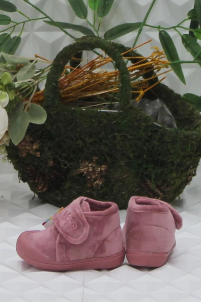 Vicco 959.E19K.445 Pembe İlk Adım Anaokulu Kreş Ev Kız Çocuk Panduf Ayakkabı - 4