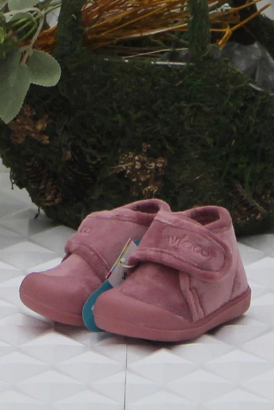 Vicco 959.E19K.445 Pembe İlk Adım Anaokulu Kreş Ev Kız Çocuk Panduf Ayakkabı - 3