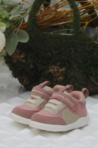 Vicco 346.E23K.379 Pudra İlk Adım Anatomik Kız Çocuk Ayakkabı - Resim 3