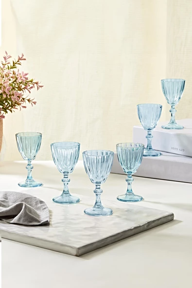 Sophia 6'lı Kahve Yanı Kadeh Seti 55 ML - 10