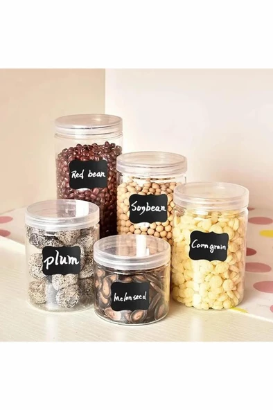 Mithra Life 25 Adet Kavanoz Baharat Kalemli Sticker Etiketi MIT1102 - 5