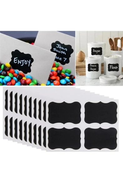 Mithra Life 25 Adet Kavanoz Baharat Kalemli Sticker Etiketi MIT1102 - 7