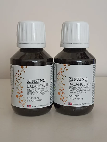 Zinzino Balanceoil+ 100 ml Yeni Nesil Balık Yağı 2 Kutu