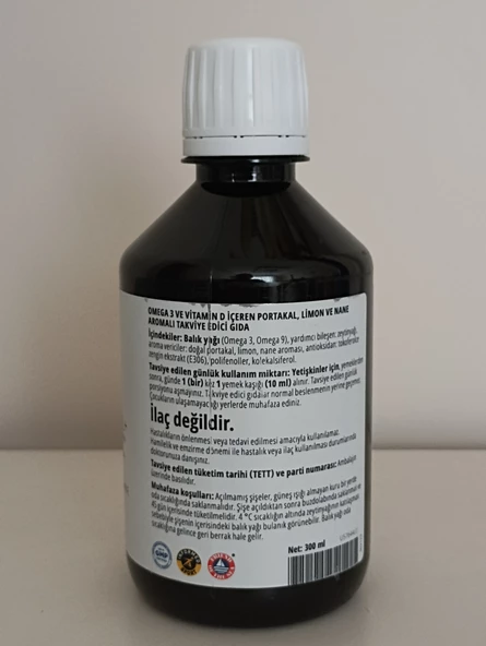 Zinzino Balanceoil+ 300 ml Yeni Nesil Balık Yağı - 3