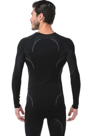 Evolite Thermowear Bay Termal Üst İçlik M-L Siyah-Gri E-3025