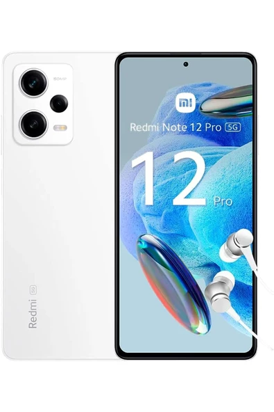 Xiaomi Redmi Note 12 Pro 5G 256 GB 8 GB Ram Beyaz ( KVK Türkiye Garantili )