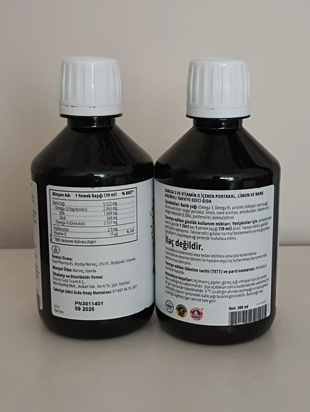 Zinzino Balanceoil+ 300 ml Yeni Nesil Balık Yağı 2 Kutu - 2