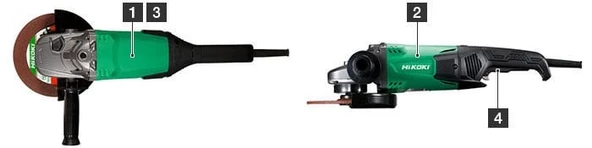 Hikoki G18ST 180 mm 2200Watt (7'') Disk Taşlama Makinesi - 4