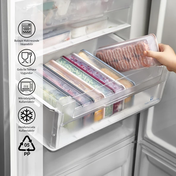 Selka Nora 4 Adet 1 Lt. Saklama Kabı ürün görseli