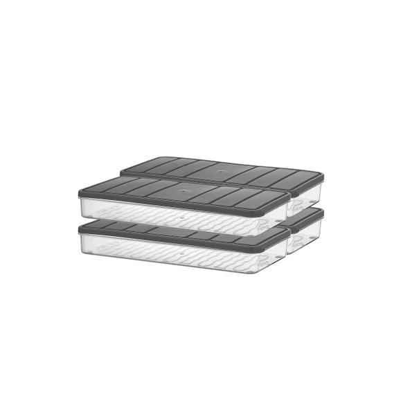 Selka Nora 4 Adet 1 Lt. Saklama Kabı - Resim 6