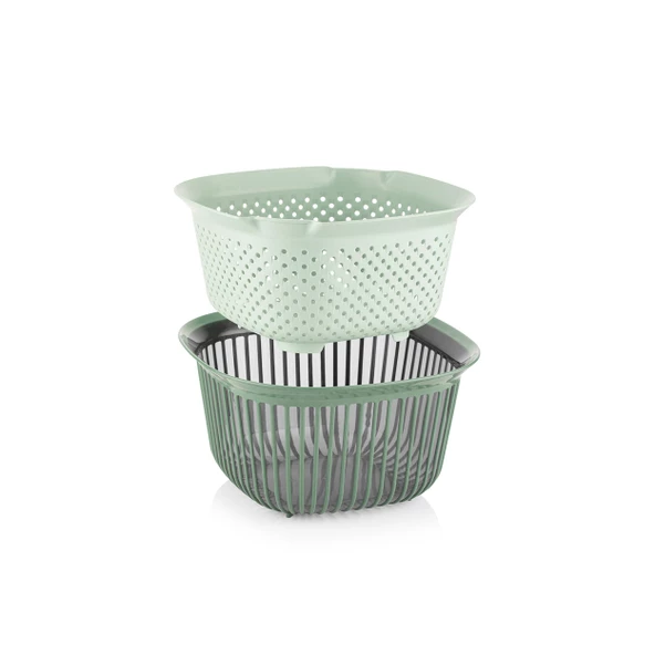 Selka Home 2 Parça Süzgeçli Kase 4000 ml - 4