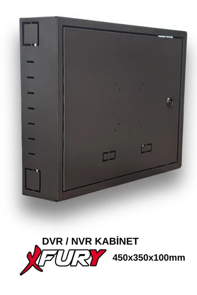 FURY Dvr/Nvr Kabinet Cctv Rack 1u 19 '' W 45 H 35 D 10 - 6