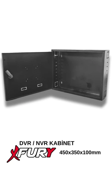 FURY Dvr/Nvr Kabinet Cctv Rack 1u 19 '' W 45 H 35 D 10 - 5
