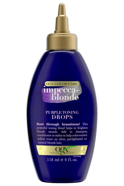 OGX Sarı Saçlar İçin Renk Bakımı ve Tonlayıcı Saç Toniği 118ML