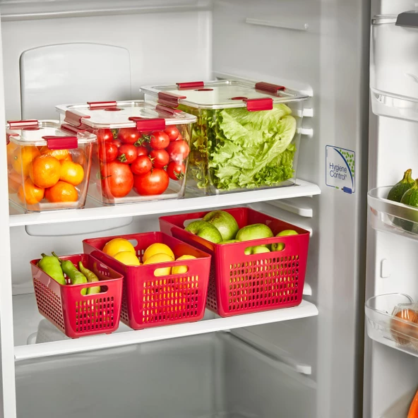 Selka Lavin 3 Adet 2 Lt. Dolap İçi Düzenleyici Bordo - 3